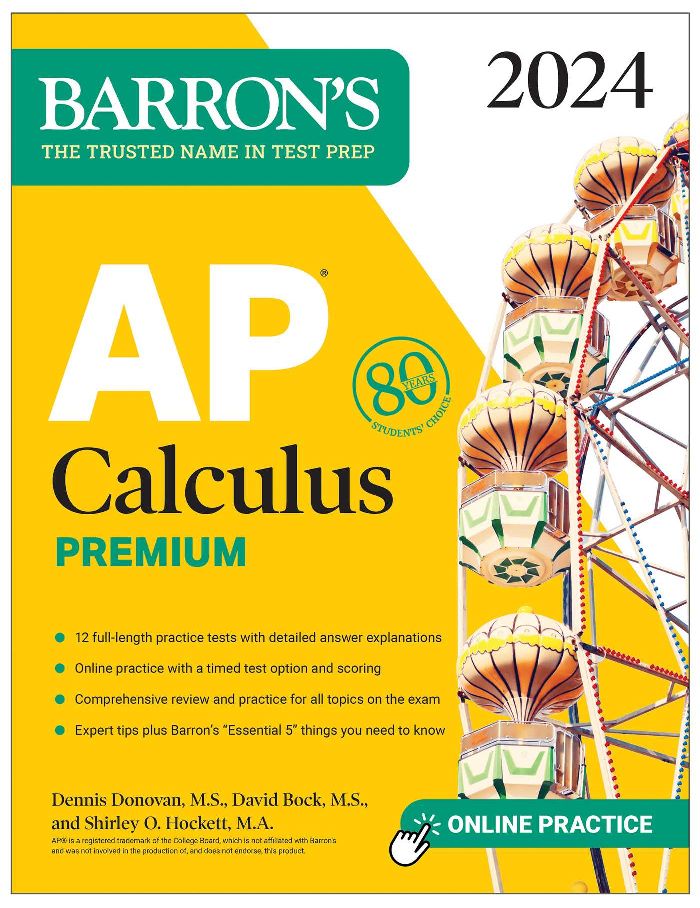 [PDF/ePub] Download Barrons AP Calculus Premium 2024 12 Practice Tests