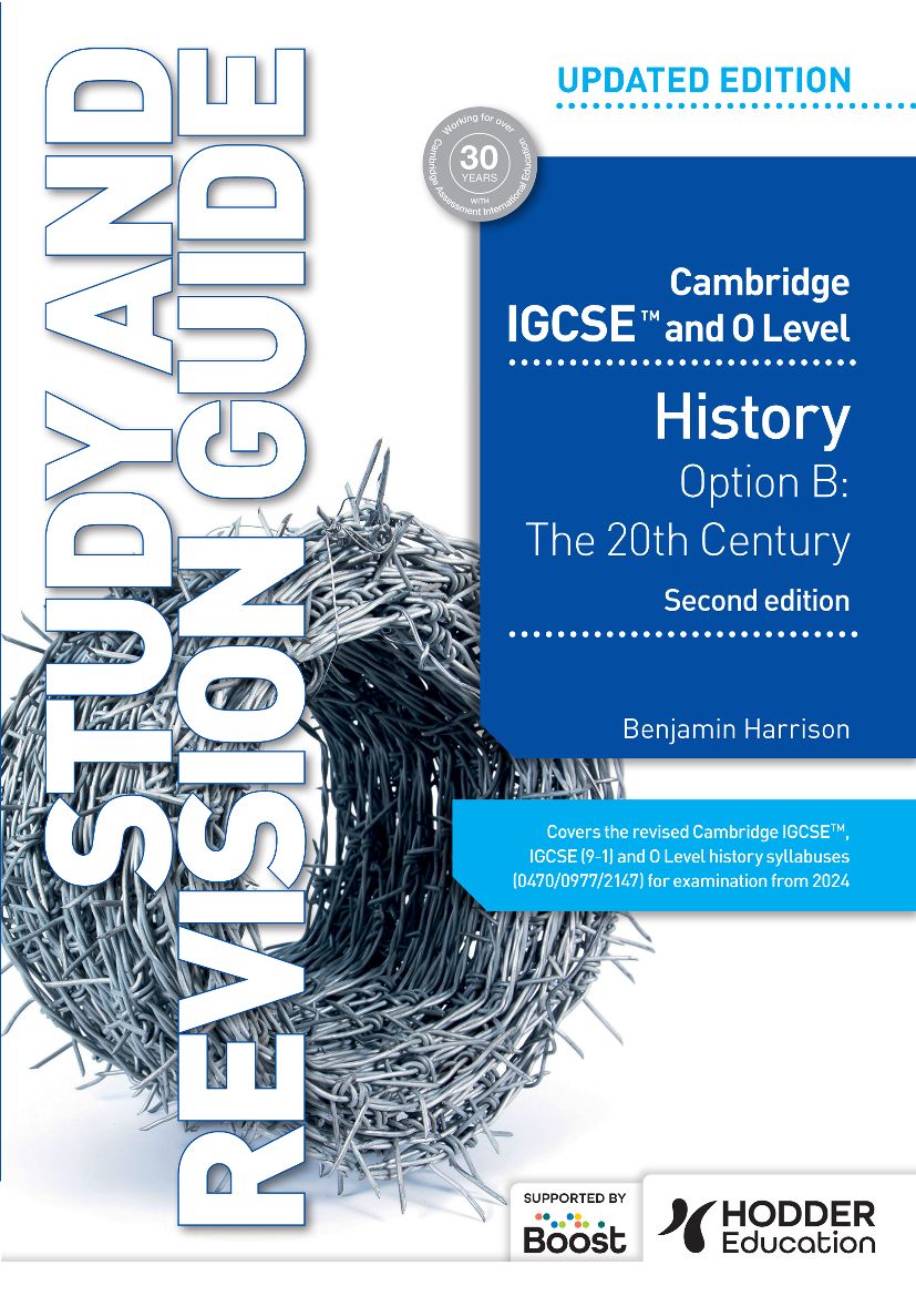 Download PDF EPub Hodder Cambridge IGCSE And O Level History Study And ...