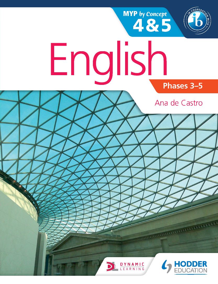 Download PDF EPub Hodder English For The IB MYP 4 And 5 (Phases 3 - 5 ...